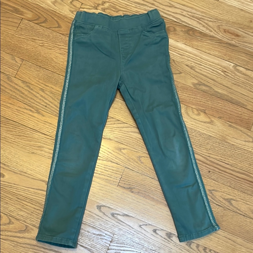 Okaidi green tregging size 6Y
